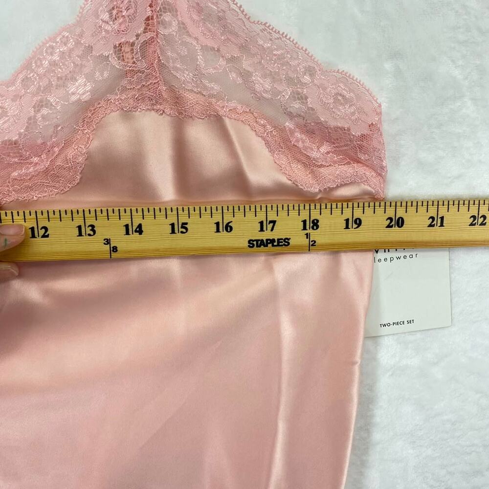 Calvin Klein Women's Teddy Satin Lace-Trim Cami Crop Intimate Top Sz L - Picture 4 of 6
